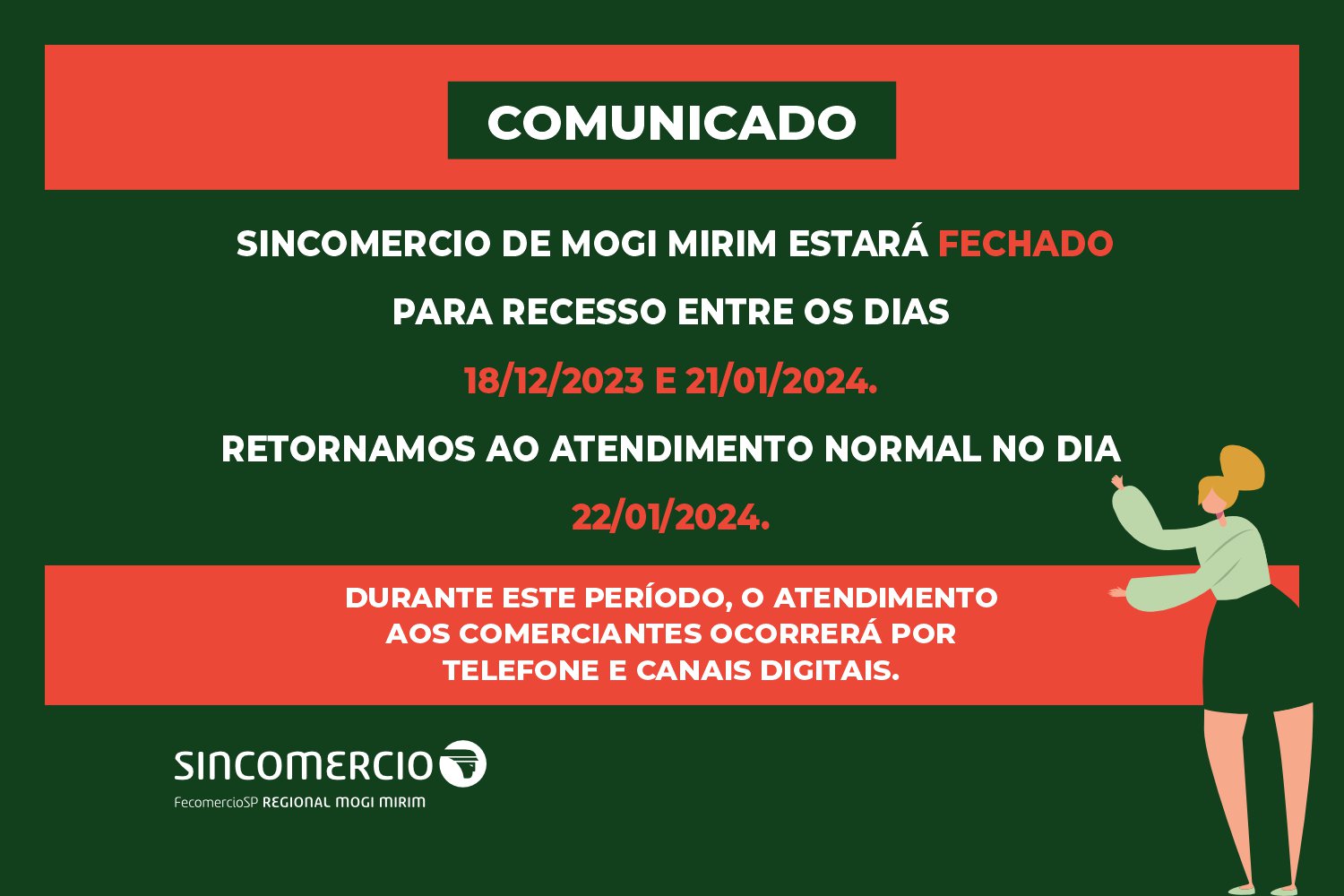 ACISC informa horário do comércio para o mês de novembro  ACISC -  Associação Comercial e Industrial de São Carlos