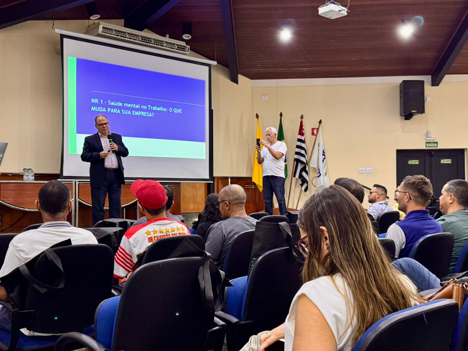 Palestra sobre NR-1 atraiu grande público em Mogi Mirim!